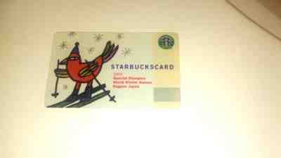Rare!! Starbucks Japan Card "Special Olympics" 2005 Limited Edition-US Seller - Sold on eBay Sep, 19th 2018 for $60.00