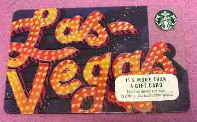 STARBUCKS 1st 2017 LAS VEGAS LIMITED EDITION GIFT CARD- MINT - Sold on eBay Sep, 18th 2018 for $2.00