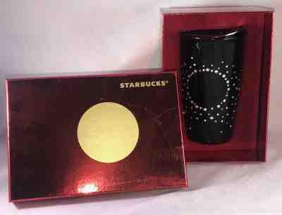 New Limited Edition Starbucks Holiday Swarouski Crystal Black Travel Tumbler AR1 - Sold on eBay Sep, 17th 2018 for $63.89