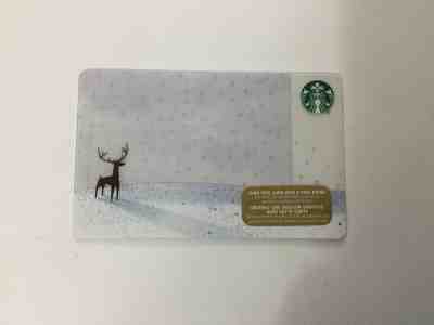 Starbucks Canada 2015 "Christmas Reindeer " Limited Edition Gift Card - Sold on eBay Sep, 16th 2018 for $2.99