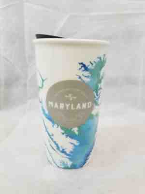 STARBUCKS limited edition Maryland 12oz Ceramic Tumbler Chesapeake Bay NIB - Sold on eBay Sep, 15th 2018 for $45.00