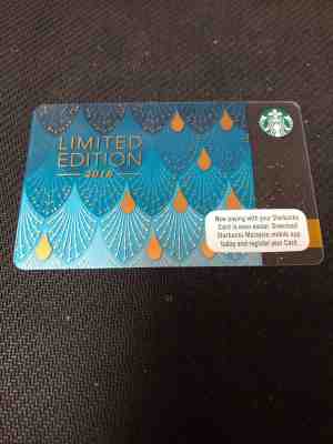 Starbucks Malaysia Limited Edition Mermaid Scale Card 2018 - Sold on eBay Sep, 14th 2018 for $4.90