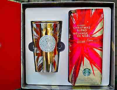 Starbucks Limited Edition Gold shine Swarovski Mug Set Brand New - Sold on eBay Sep, 14th 2018 for $79.00