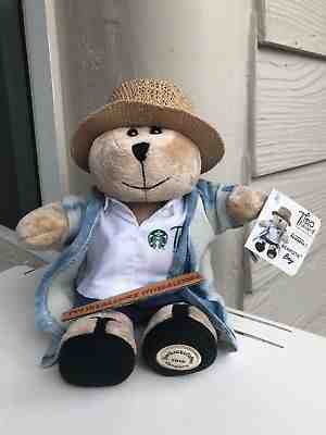 Starbucks Coffee Bearista 2018 Thailand INDIGO BOY bear with tag limited edition - Sold on eBay Sep, 13th 2018 for $36.00