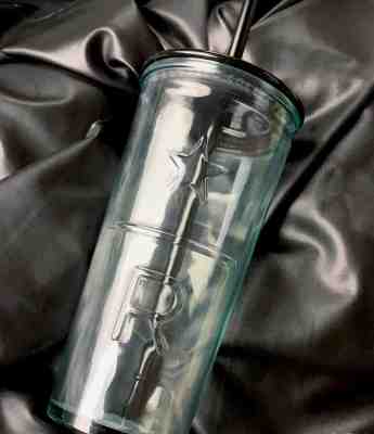 NEW Starbucks RESERVE 2018 Glass Tumbler w Lid & Straw SPAIN - Limited Edition - Sold on eBay Sep, 13th 2018 for $32.00