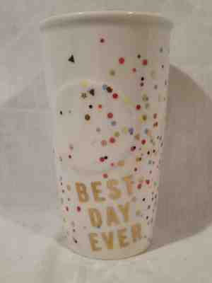 Starbucks Limited Edition Dot Collection Color Confetti Best Day Ever 10 Oz Mug - Sold on eBay Sep, 12th 2018 for $20.00