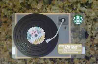 New Starbucks Card Turntable Record Player 2015 Holiday Limited Edition - Sold on eBay Sep, 11th 2018 for $5.00