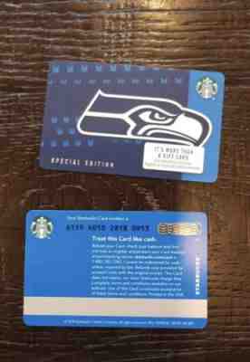 2018 Starbucks SEATTLE SEAHAWKS Gift Card Limited Edition - Sold on eBay Sep, 11th 2018 for $5.50