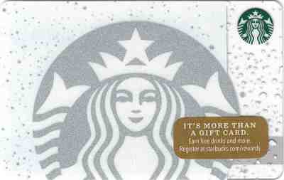STARBUCKS SIREN SNOWFLAKES 2016 LIMITED EDITION GIFT CARD VERY RARE!!! - Sold on eBay Sep, 11th 2018 for $2.50