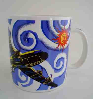 Starbuck's Barista Mug Cup 2001 Limited Edition WWII Bomber - Sold on eBay Sep, 10th 2018 for $5.00