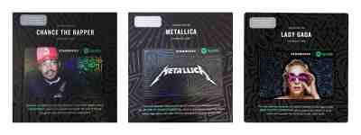 Starbucks Spotify Metallica Lady Gaga Chance the Rapper Lot 2017 Limited Edition - Sold on eBay Sep, 10th 2018 for $4.99