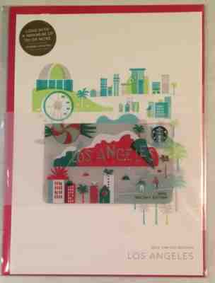 Starbucks 2016 Christmas Holiday LA Los Angeles City Card Limited Edition - Sold on eBay Sep, 10th 2018 for $5.99