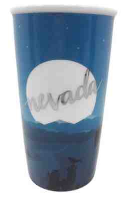 Starbucks Nevada Limited Edition Ceramic Desert Moon Tumbler Travel Mug 12oz