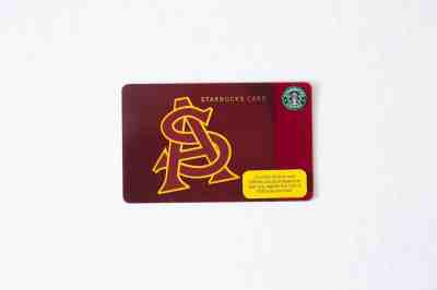 Starbucks 2010 Arizona State University ASU Gift Card New Limited Edition Rare - Sold on eBay Sep, 10th 2018 for $13.00