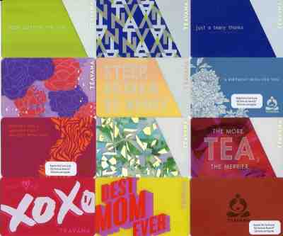 14 different SCARCE STARBUCKS TEAVANA LIMITED EDITION GIFT CARDS NO STORES EXIST - Sold on eBay Sep, 10th 2018 for $39.99