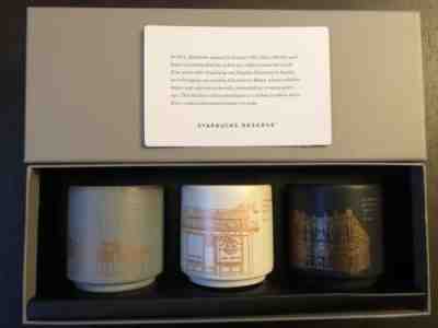 Starbucks Limited Edition Seattle, Pike Place and Milan 3 oz Demitasse Set - Sold on eBay Sep, 10th 2018 for $83.00