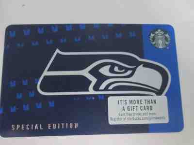  NEW 2018 Starbucks SEATTLE SEAHAWKS Gift Card Limited Edition - Sold on eBay Sep, 9th 2018 for $5.29