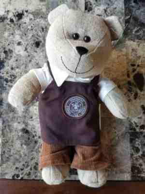 Starbucks "Bearista" Bear - Original Brown Apron 2016 Limited Edition 10" - Sold on eBay Sep, 7th 2018 for $11.00