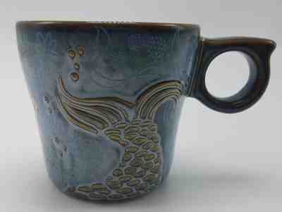 Starbucks 2014 Mermaid tail mug 2014 limited edition 12 ounces blue - Sold on eBay Sep, 7th 2018 for $21.99