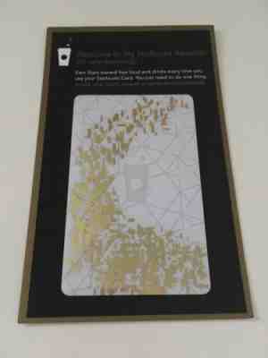 NEW My STARBUCKS Rewards GIFT CARD WHITE GOLD LIMITED EDITION 2013 - Sold on eBay Sep, 3rd 2018 for $4.99