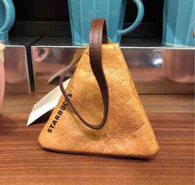New China 2018 Starbucks Limited Edition Zongzi Small Purse Wallet Triangle Bag - Sold on eBay Sep, 3rd 2018 for $10.99