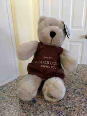 STARBUCKS Bearista PIKE PLACE MARKET Limited Edition Bear Plush Brown Apron 2003 - Sold on eBay Sep, 2nd 2018 for $5.99