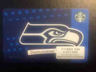2018 Starbucks SEATTLE SEAHAWKS Gift Card Limited Edition. - Sold on eBay Sep, 2nd 2018 for $7.50