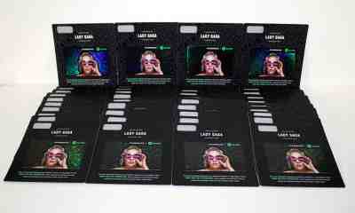 LADY GAGA Starbucks Card Lot of 40 Cards SPOTIFY GIFT CARDS LIMITED EDITION NEW - Sold on eBay Sep, 1st 2018 for $14.99