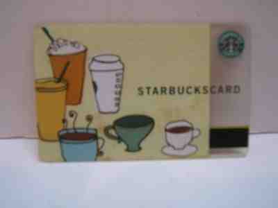 STARBUCKS GIFT CARD: 2006  DRINK ILLUSTRATOR LIMITED EDITION COLLECTIBLE - Sold on eBay Aug, 31st 2018 for $4.75