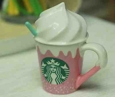 Only Korea Starbucks 2015 Summer Logo Cream Demi mug 89ml Limited Edition - Sold on eBay Aug, 30th 2018 for $38.33