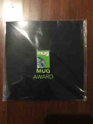 Starbucks Coffee "MUG Award" Limited Edition Hat Apron Pin Brand New - Sold on eBay Aug, 27th 2018 for $3.00