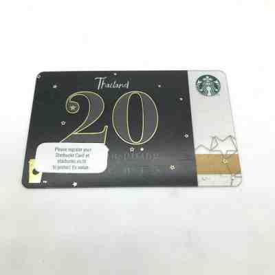 Starbucks TH Gift Card Thai 20TH Anniversary 2018 Limited Edition New Cards City - Sold on eBay Aug, 27th 2018 for $7.89