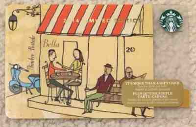 Starbucks 2014 CANADA Vespa Card Limited Edition - Sold on eBay Aug, 27th 2018 for $2.99