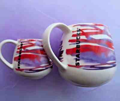 Starbucks Espresso Coffee Mug Lot/Demi Watercolor Limited Edition 3oz & 12oz NEW - Sold on eBay Aug, 27th 2018 for $19.98