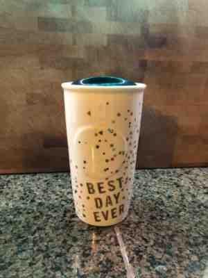 Starbucks Limited Edition Dot Collection Color Confetti Best Day Ever 10 Oz Mug - Sold on eBay Aug, 22nd 2018 for $15.00