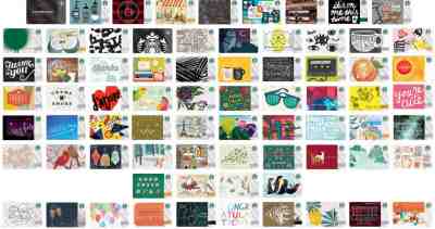 Starbucks USA Gift Cards from the 2014 Limited Edition Holiday Set of 99 - Sold on eBay Aug, 22nd 2018 for $2.98