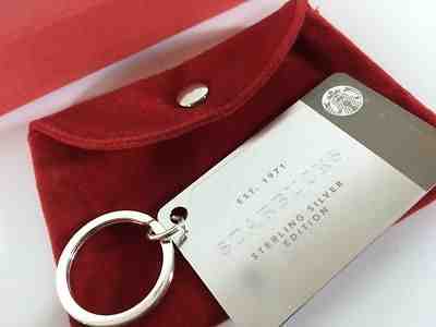 NEW Starbucks .925 Sterling Silver Card Limited Edition Key Chain $0 Pre-loaded - Sold on eBay Aug, 22nd 2018 for $176.49