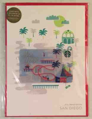 Starbucks 2016 Christmas Holiday SD San Diego City Card Limited Edition - Sold on eBay Aug, 21st 2018 for $4.99