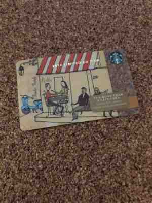Starbucks Card Vespa 2014 New Pin Intact #6103 Limited Edition - Sold on eBay Aug, 17th 2018 for $2.50