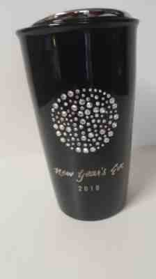 Starbucks 2016 New Years Eve Swarovski crystal covered limited edition tumbler. - Sold on eBay Aug, 16th 2018 for $89.95