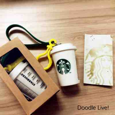 NEW STARBUCKS CHINA LIMITED Edition Cup Siren Logo Key Chain - Sold on eBay Aug, 14th 2018 for $14.88