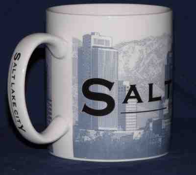 SALT LAKE CITY Starbucks Mug - Skyline Mug Series One - 2002- USA Seller  - NWOT - Sold on eBay Nov, 4th 2018 for $19.50