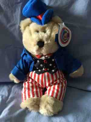 Starbucks Bearista Bear 2002 - 20th Edition - Uncle Sam 4th Fourth of July NWT - Sold on eBay Nov, 3rd 2018 for $11.95