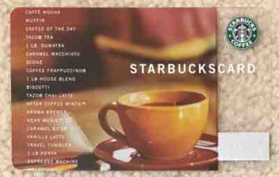 Starbucks 2002 Classic Core Brown Cups Card RARE 6009 - Sold on eBay Nov, 2nd 2018 for $5.99