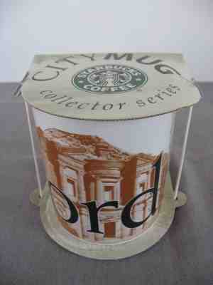 Vintage 2002 Starbucks Coffee Jordan City Mug in original package - Sold on eBay Oct, 31st 2018 for $20.00
