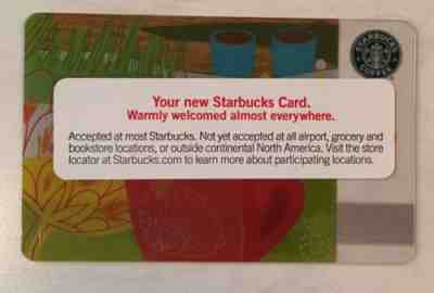 Starbucks 2002 Cups Card RARE - Sold on eBay Oct, 28th 2018 for $38.00