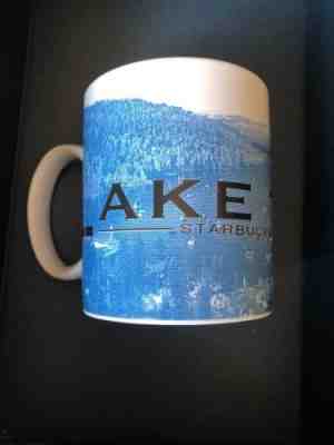 STARBUCKS 2002 18 OZ LAKE TAHOE Skyline BARISTA SKYLINE SERIES ONE COFFEE MUG - Sold on eBay Oct, 25th 2018 for $19.99
