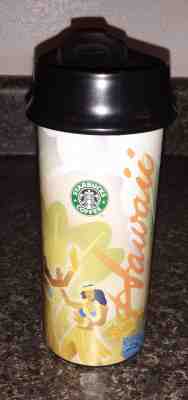 2002 STARBUCKS COFFEE BODUM GERMANY Hula Dancers Palm Tree HAWAII 16oz Tumbler - Sold on eBay Oct, 25th 2018 for $13.00