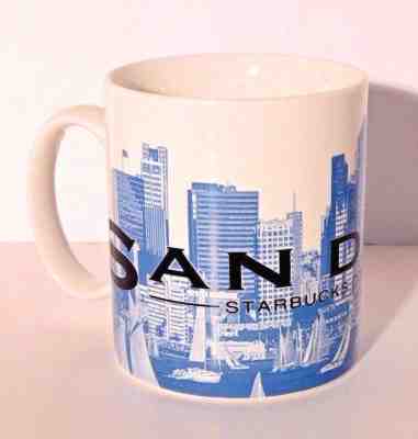 Starbucks San Diego Mug 2002 Barista Skyline Series One - Sold on eBay Oct, 24th 2018 for $16.25