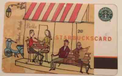 Starbucks 2002 Old Logo Vespa Card - Sold on eBay Oct, 22nd 2018 for $25.50